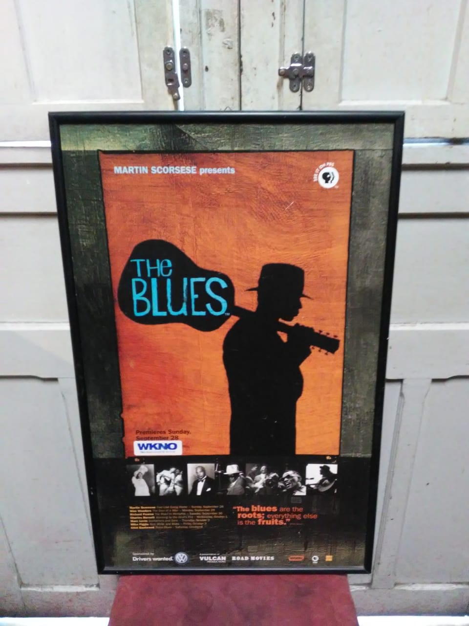 Quadro original The Blues - Martin Scorsese original da estreia de