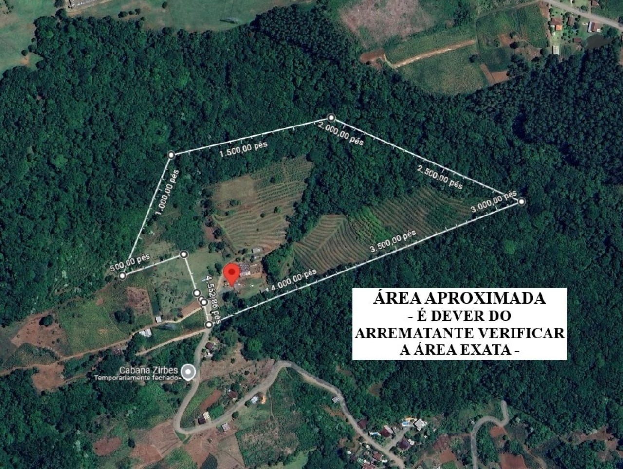 ÁREA DE 89.400,00M² (APROXIMADAMENTE 9 HECATRES) DENTRO DE UMA ÁREA MAIOR DE 226.400,00M² COM BENFEITORIAS NO VALE HERMES EM FELZ/RS, localizado em Feliz - RS