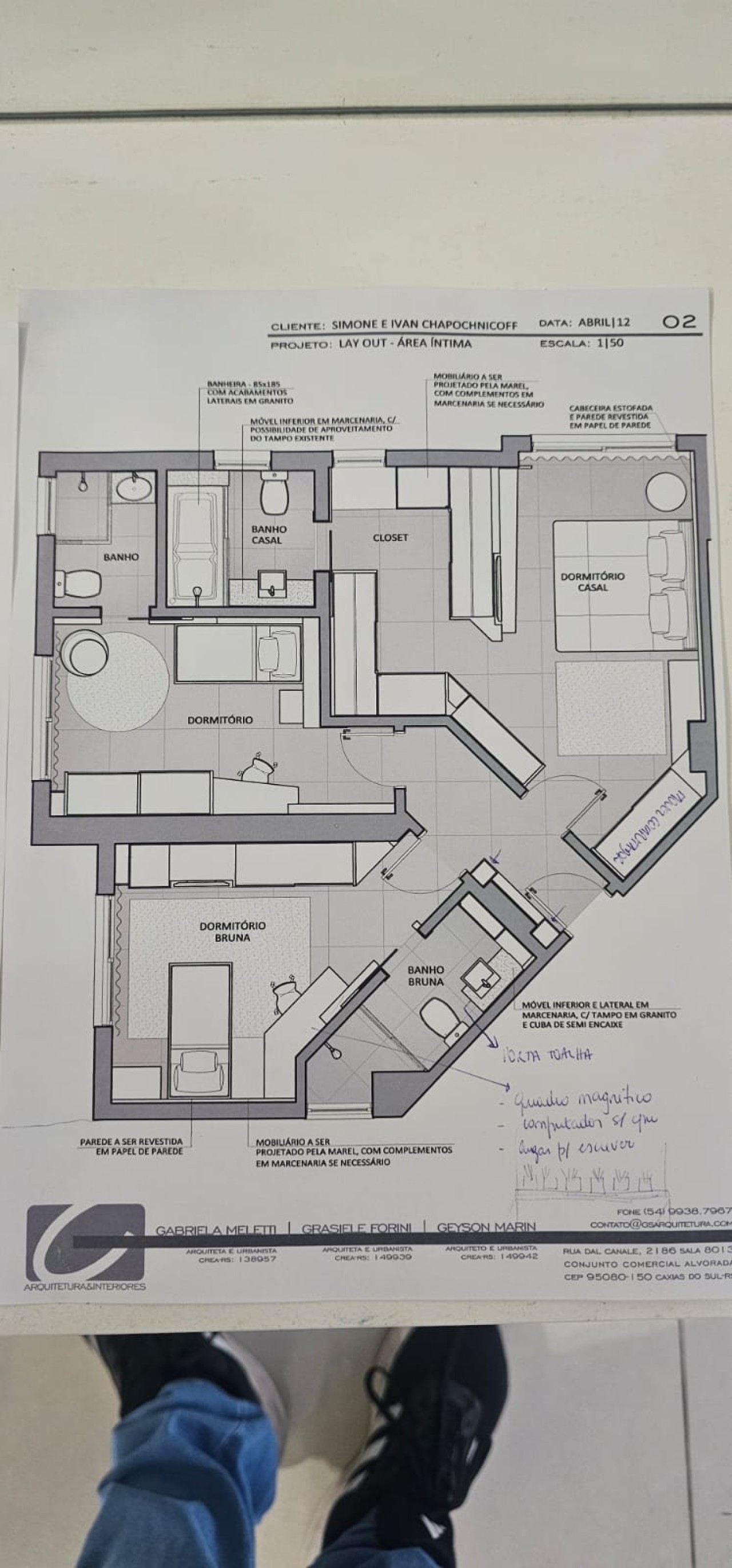 APARTAMENTO N° 102 DO RESIDENCIAL GREENPARK E TRÊS VAGAS DE GARAGEM N° 12 E N° 41 (DUPLA), localizado em Caxias Do Sul - RS