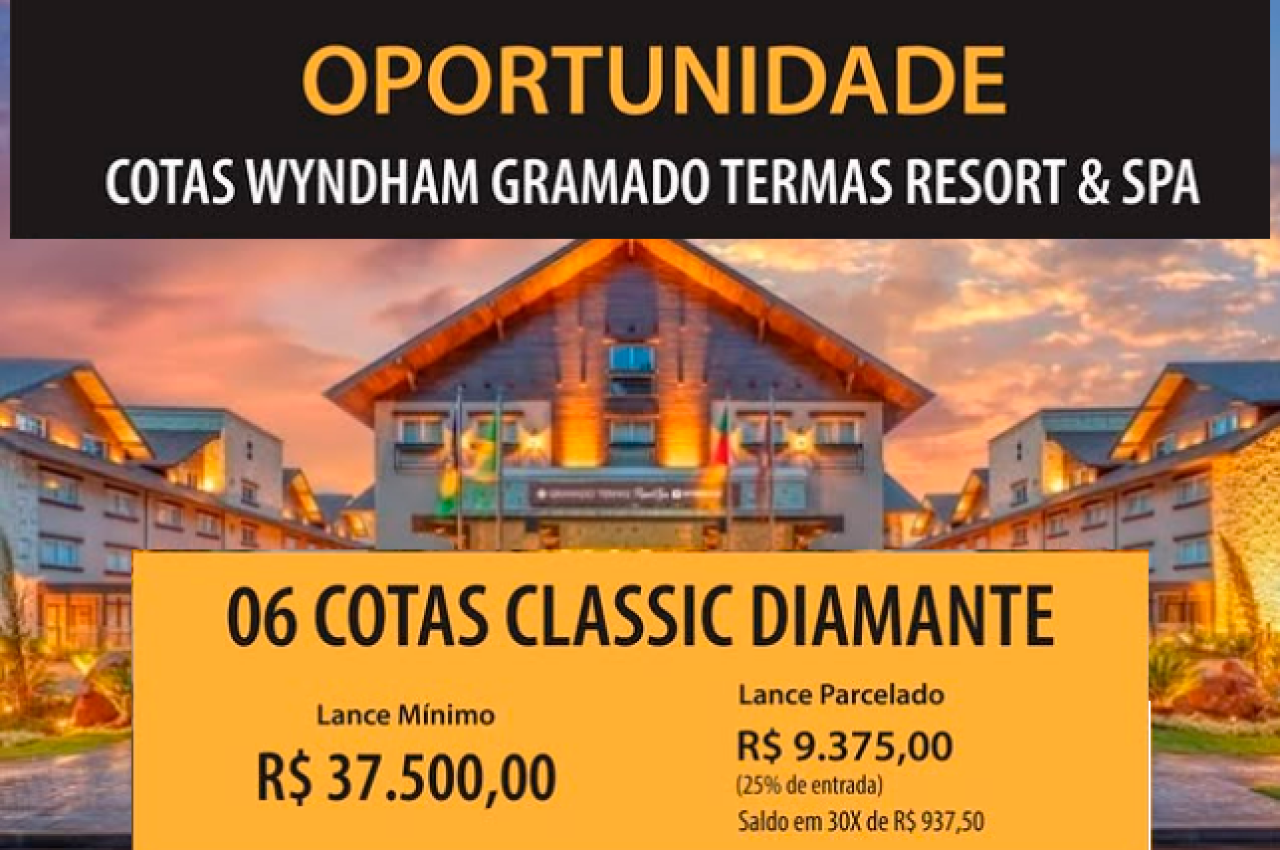 Imagem do imóvel 7 COTAS DIAMANTES DO WYNDHAM GRAMADO TERMAS RESORT & SPA