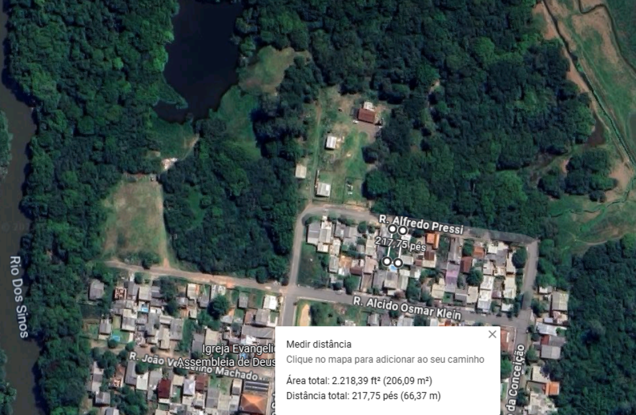 TERRENO COM 207m² EM LOMBA GRANDE EM NOVO HAMBURGO/RS, localizado em Novo Hamburgo - RS