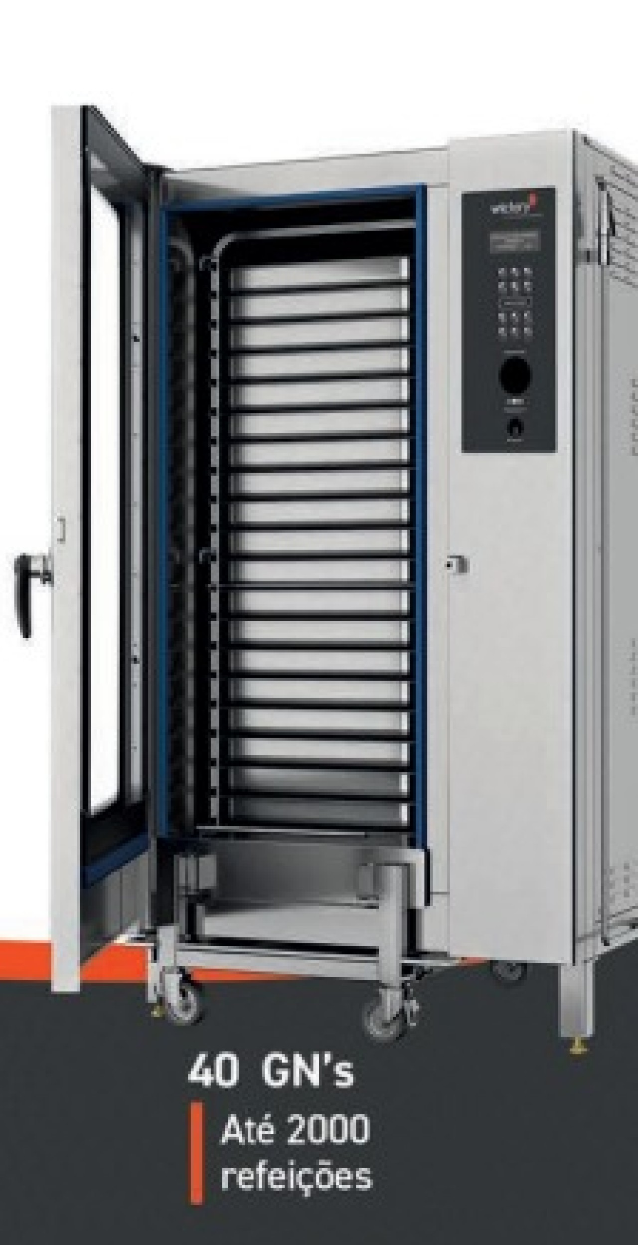 Forno Combinado, WCPR-40G M220V Rack/GN S [LOTE 4]