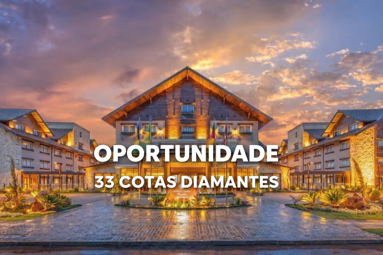 34 COTAS DIAMANTES, 5 COTAS OURO E 5 COTAS PRATA DO WYNDHAM GRAMADO TERMAS RESORT & SPA