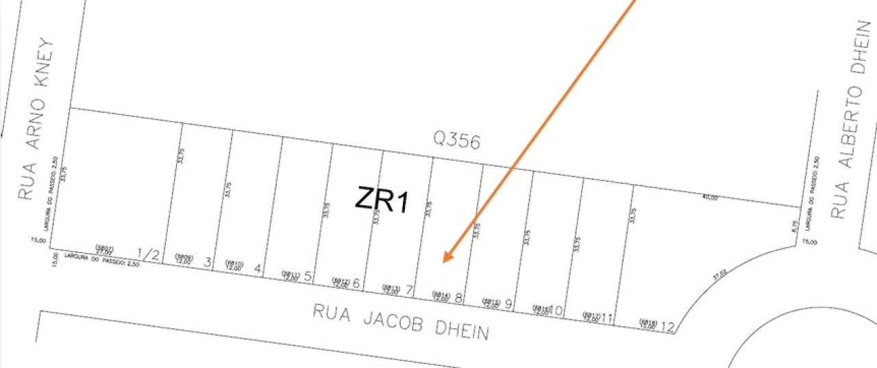TERRENOCOM A ÁREA DE 405,00M² EM IVOTI/RS, localizado em Ivoti - RS, bairro Jardim do Alto