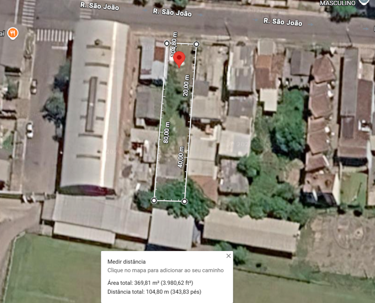 Imagem do imóvel TERRENO DE 374M² COM CASA DE MADEIRA EM SÃO SEBASTIÃO DO CAÍ/RS
