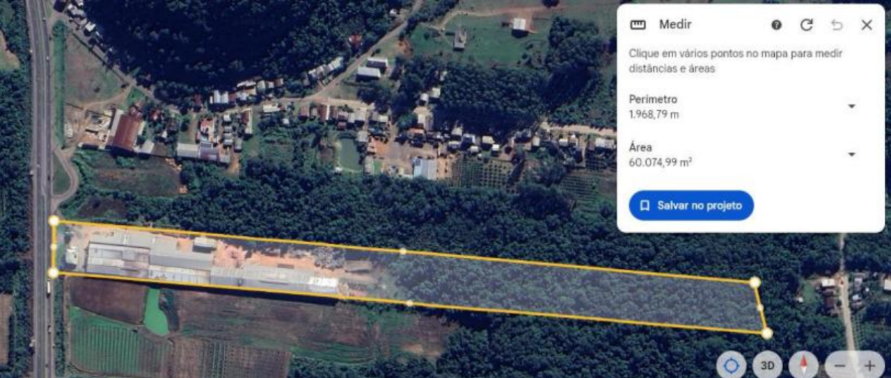 TERRENO RURAL COM 61.107,125M² E 4 GALPÕES INDUSTRIAIS NÃO AVERBADOS, localizado em Bom Princípio - RS, bairro Bela Vista