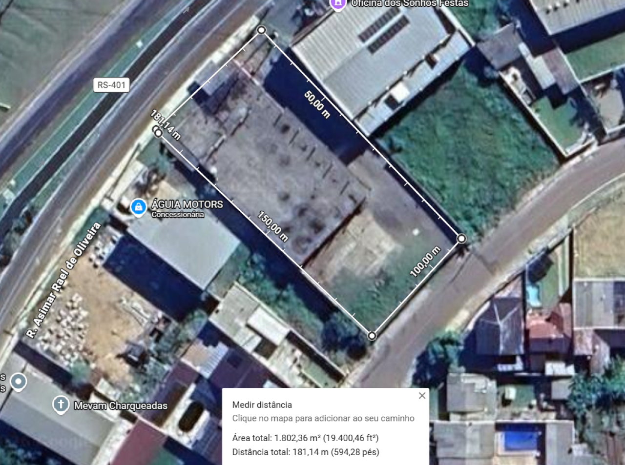 Imagem do imóvel TERRENO COM AREA DE 1.785,00m² E BENFEITORIA EM CHARQUEADAS