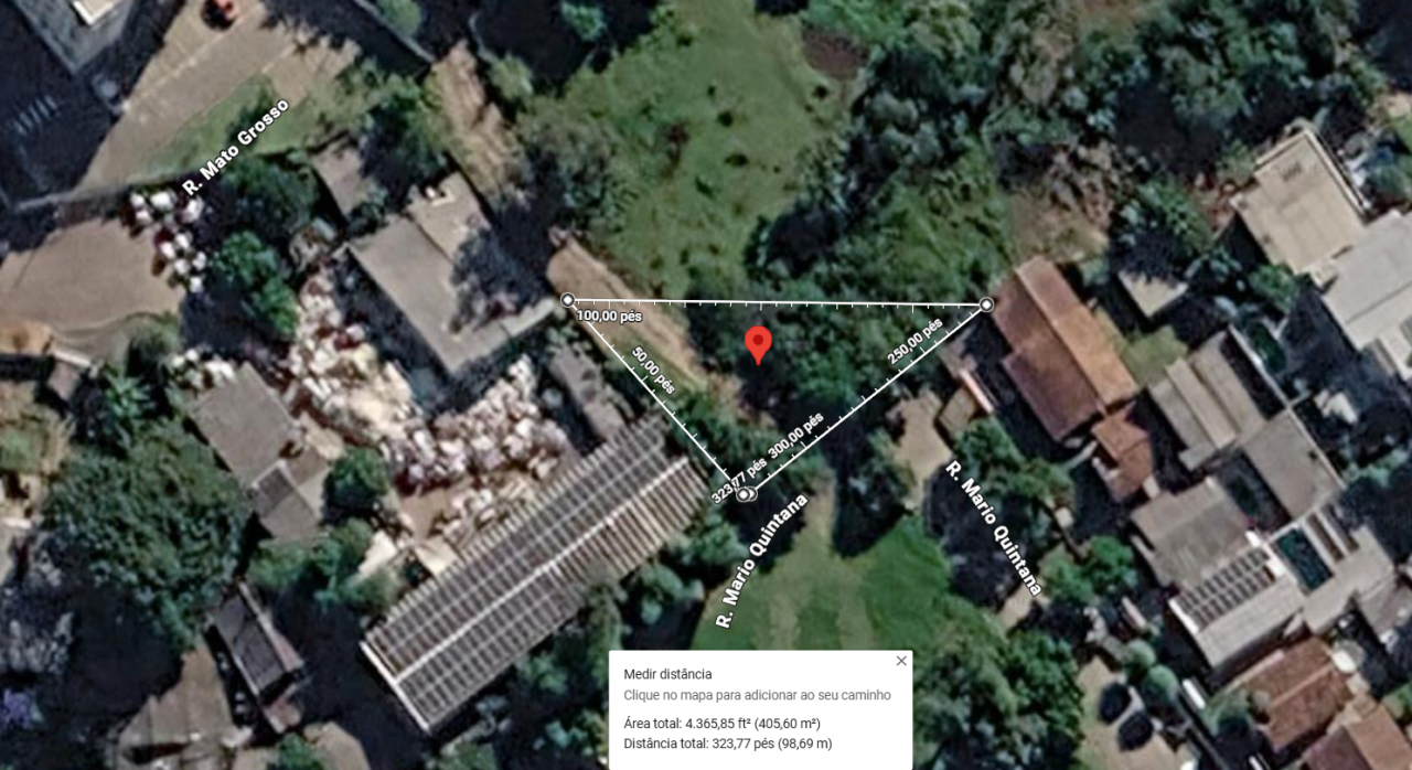Imagem do imóvel TERRENO TRIANGULAR DE 492M² EM NOVO HAMBURGO/RS