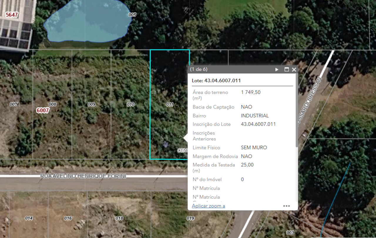 Imagem do imóvel TERRENO URBANO EM CAXIAS DO SUL/RS - COM ÁREA DE 1749,50m²