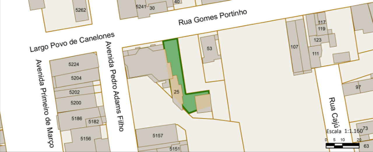 DOIS PRÉDIOS DE ALVENARIA SOB UM TERRENO DE 512,91m², INSCRITO NO CARTÓRIO DE REGISTRO DE IMÓVEIS DE NOVO HAMBURGO SOB Nº DE MATRÍCULA 65.539, localizado em Novo Hamburgo - RS, bairro Centro
